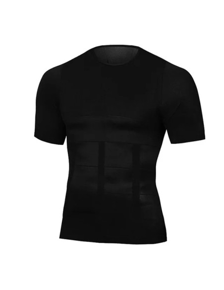 T SHIRT MODELADORA PARA BARRIGA HOMEM