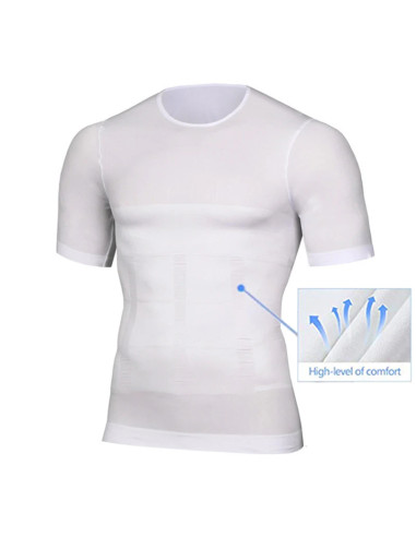 CAMISOLA DE COMPRESSÃO ABDOMINAL MASCULINA