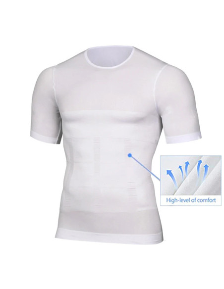 CAMISOLA DE COMPRESSÃO ABDOMINAL MASCULINA