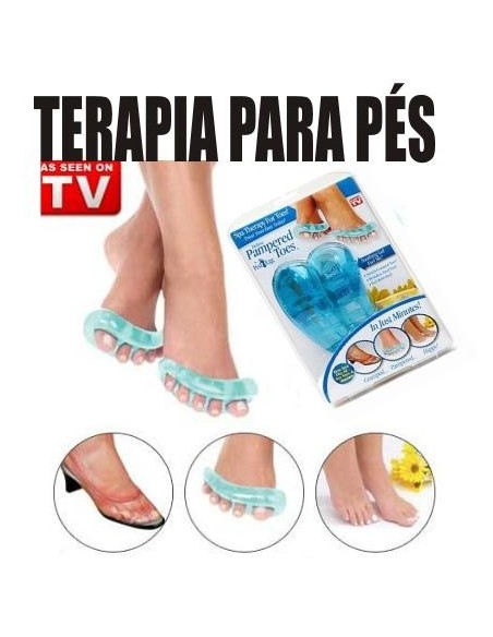 TERAPIA PARA DEDOS DOS PÉS - SEPARADOR EM GEL | Virtualvantagem |