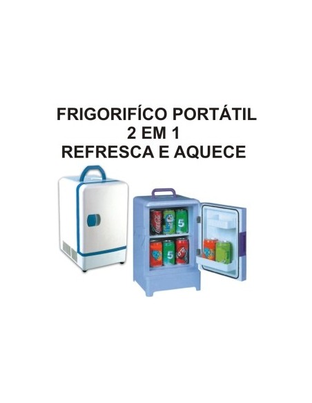 MINI FRIGORIFICO PORTÁTIL 2 EM 1 REFRESCA E AQUECE | Virtualvantagem |
